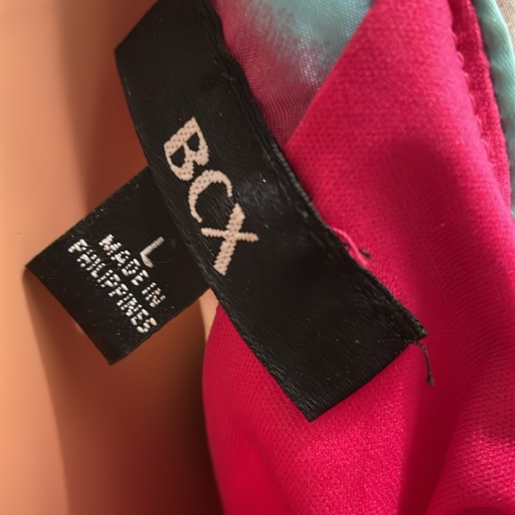 BXC: One shoulder rainbow dress. Large - Picture 6 of 6